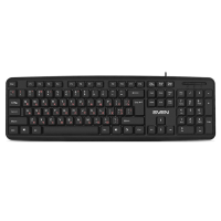 SVEN KB-S230, Keyboard, Waterproof construction, 104 keys, 2m, USB, Black, Rus/Ukr/Eng