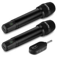 Set de doua microfoane wireless SVEN MK-742 / Wireless / Black Set de doua microfoane wireless SVEN MK-742 / Wireless / Black
