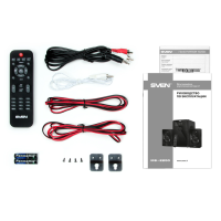 Boxe 2.1 SVEN MS-2250 / 80W RMS / Bluetooth / FM-tuner / USB / SD card / Black