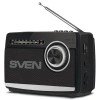Boxa portabila SVEN SRP-155 Black / 3W / Bluetooth / FM/AM/SW Radio / USB / microSD