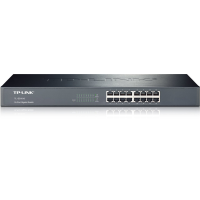 Коммутатор TP-LINK TL-SG1016 / 16 port / Gigabit / RJ45 / 1U 19-inch rack-mountable steel case