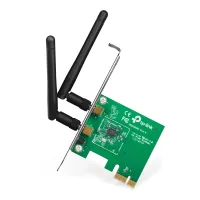 TP-LINK TL-WN881ND N300 Wireless PCI Express Adapter, Atheros, 2T2R, 300Mbps on 2.4GHz, 802.11n/g/b, 2 detachable antennas