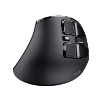Беспроводная перезаряжаемая эргономичная мышь Trust VOXX / 2.4GHz/ Bluetooth/ Black Беспроводная перезаряжаемая эргономичная мышь Trust VOXX / 2.4GHz/ Bluetooth/ Black
