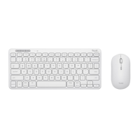 Wireless Tastatura si mouseTrust Lyra Multi-Device / BT5.0 / White Wireless Tastatura si mouseTrust Lyra Multi-Device / BT5.0 / White