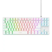 Игровая клавиатура Trust GXT 833W Thado TKL, USB, White