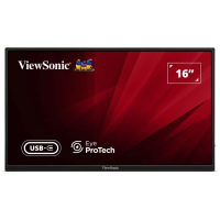 15.6” Monitor Portabil VIEWSONIC VA1650 + Sleeve Case / 7ms / Black 15.6” Monitor Portabil VIEWSONIC VA1650 + Sleeve Case / 7ms / Black