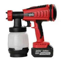 Аккумуляторный краскопульт KAMOTO SGB300 (без аккумулятора и зарядного устройства) Аккумуляторный краскопульт KAMOTO SGB300 (без аккумулятора и зарядного устройства)
