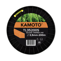 Леска Kamoto TL35200S, крученный квадрат, 3.5мм x 200м Леска Kamoto TL35200S, крученный квадрат, 3.5мм x 200м
