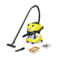 Многофункциональные пылесосы - Karcher WD 4 S V-20/5/22 - 1000 Вт / 20 л / 220-240 В - 1.628-260.0 Многофункциональные пылесосы - Karcher WD 4 S V-20/5/22 - 1000 Вт / 20 л / 220-240 В - 1.628-260.0