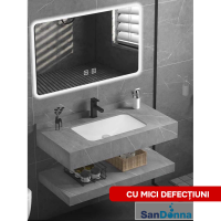 Комплект мебели для ванной комнаты из спеченного камня 1009G (60 см)