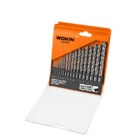 Set de 19 burghie WOKIN HSS M2 1 -10 mm