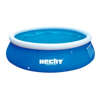 Piscina gonflabila 300 x76 cm HECHT 3276 BLUESEA Piscina gonflabila 300 x76 cm HECHT 3276 BLUESEA