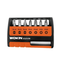 Набор бит WOKIN 8 насадок 1/4″ × 25 мм | S2 Набор бит WOKIN 8 насадок 1/4″ × 25 мм | S2