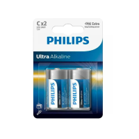 Батарея Philips LR14/C 1.5V, 2Buc/ ultra alcaline Батарея Philips LR14/C 1.5V, 2Buc/ ultra alcaline