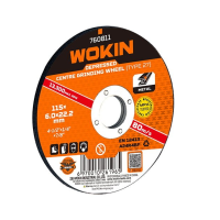 Disc de slefuit metal WOKIN 115x6.0x22.2 mm Disc de slefuit metal WOKIN 115x6.0x22.2 mm