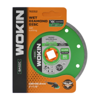 Disc diamantat WOKIN 125x22.2 mm (taiere umeda) Disc diamantat WOKIN 125x22.2 mm (taiere umeda)