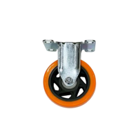 Roata fixa Technoworker portocalie 4 inch (102mm) As8007