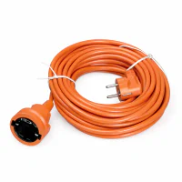 Prelungitor cu fisa si priza tip Shuko 30m (orange)