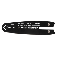 Шина для бензопилы Micul Pădurar 15 см 1/4