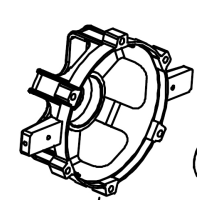 Capac suport motor electric compresor aer MV 50/100L
