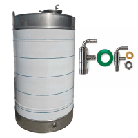 Butoi pentru vin din Inox cu aerator 180L STEEL