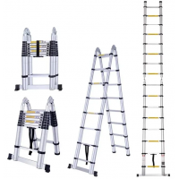 Лестница двойная телескопическая TechnoWorker 8x2