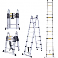 Лестница двойная телескопическая TechnoWorker  9x2