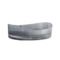 Раковина из закаленного стекла SanDonna Gala Oval Neuniform (Gri) Раковина из закаленного стекла SanDonna Gala Oval Neuniform (Gri)