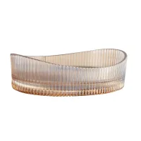 Раковина из закаленного стекла SanDonna Gala Oval Neuniform (Золотистый) Раковина из закаленного стекла SanDonna Gala Oval Neuniform (Золотистый)