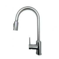 Кухонный смеситель SanDonna (CAMI Satin Nickel)