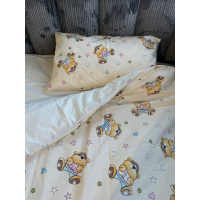 Lenjerie de pat pentru copii TEP "Tepik" 140 х 105 cm Bears on Beige