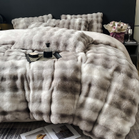 Комплект постельного белья Relaxe Home Puffed Dreams 200 x 230 см Smoke