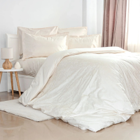 Set de lenjerie pentru pat TEP Grace Jacquard 200 x 220 cm Milky