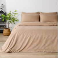 Комплект постельного белья Relaxe Home Stripe Dreams 200 x 220 см Cappuccino
