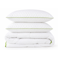 Set Plapuma + 2 perne Welpy Aloe Vera 200 x 220 cm