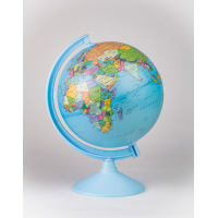 Glob pamintesc, harta POLITICA a lumii GURBUZ, 20cm,RU