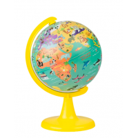 Glob Gurbuz Animale d15cm + Puzzle 100pcs