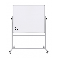 Tabla Whiteboard, 120X140cm, PANDA, dubla/suport mobil, magnetic Tabla Whiteboard, 120X140cm, PANDA, dubla/suport mobil, magnetic
