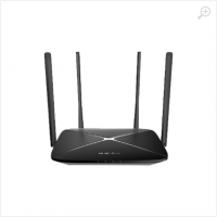 MERCUSYS AC12G AC1200 Dual Band Wireless Router, 867Mbps at 5GHz + 300Mbps at 2.4GHz, 1 10/100/1000M WAN + 3 10/100/1000M LAN, 4 fixed antennas MERCUSYS AC12G AC1200 Dual Band Wireless Router, 867Mbps at 5GHz + 300Mbps at 2.4GHz, 1 10/100/1000M WAN + 3 10/100/1000M LAN, 4 fixed antennas