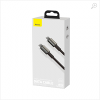 Cable Type-C - Type-C, Braided, 100W, 2m, Baseus Tungsten Gold Black CATWJ-A01 Cable Type-C - Type-C, Braided, 100W, 2m, Baseus Tungsten Gold Black CATWJ-A01