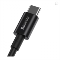 Cable Type-C - Type-C, 100W, 1m, Baseus Superior Black CATYS-B01 Cable Type-C - Type-C, 100W, 1m, Baseus Superior Black CATYS-B01