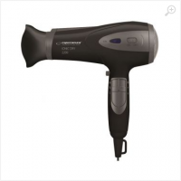 Hair Dryer Esperanza VIVIEN EBH005K; 2200W; 2 speeds; 3 temperature levels; ionic function, styling nozzle & diffuser Hair Dryer Esperanza VIVIEN EBH005K; 2200W; 2 speeds; 3 temperature levels; ionic function, styling nozzle & diffuser