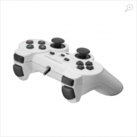Gamepad Esperanza WARRIOR EGG102W  White/Black, Vibration Game Pad, 15 buttons, 2 sticks, Ergonomic design, 2 modes (analog and digital), Soft sweat-resistant surface coating, PC Win 7,8,10 compatible, USB