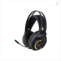 Headset Gaming Esperanza NIGHTSHADE EGH470, Black, RGB LED backlight, 1x mini jack 3.5mm + 1x USB, Drivers 30mm, Volume control, Cable length 2m, Weight 360g Headset Gaming Esperanza NIGHTSHADE EGH470, Black, RGB LED backlight, 1x mini jack 3.5mm + 1x USB, Drivers 30mm, Volume control, Cable length 2m, Weight 360g