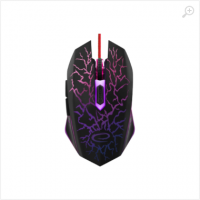 Mouse Esperanza LIGHTNING MX211, Gaming mouse, 2400dpi, optical sensor, multicolor LED, USB braided cable Mouse Esperanza LIGHTNING MX211, Gaming mouse, 2400dpi, optical sensor, multicolor LED, USB braided cable