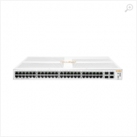 HPE 1930 48G 4SFP+ Switch, 48-port RJ-45 10/100/1000 ports, Layer 2 switching, 4-SFP+ 100/1000/10000 Mbps ports, VLANs, IGMP Snooping, link aggregation trunking, DSCP QoS policies STP/RSTP HPE 1930 48G 4SFP+ Switch, 48-port RJ-45 10/100/1000 ports, Layer 2 switching, 4-SFP+ 100/1000/10000 Mbps ports, VLANs, IGMP Snooping, link aggregation trunking, DSCP QoS policies STP/RSTP