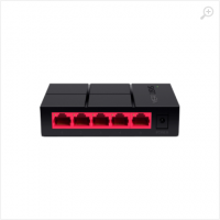 MERCUSYS MS105G 5-port 10/100/1000M mini Desktop Switch, 5 10/100/1000M RJ45 ports, Plastic case