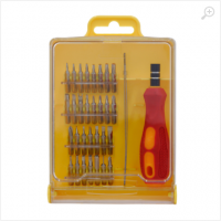 TRUSA surubelnite SPT-BITS-32, SPACER, functii: insurubare. 32 produse: 30 capete de surubelnita, surubelnita clasica si penseta TRUSA surubelnite SPT-BITS-32, SPACER, functii: insurubare. 32 produse: 30 capete de surubelnita, surubelnita clasica si penseta