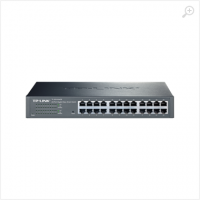 TP-LINK TL-SG1024D 24-port Gigabit Desktop/Rachmount Switch, 24 10/100/1000M RJ45 ports, 13-inch rack-mountable steel case TP-LINK TL-SG1024D 24-port Gigabit Desktop/Rachmount Switch, 24 10/100/1000M RJ45 ports, 13-inch rack-mountable steel case