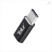 Adaptor Type-C, MicroUSB, Tellur Black TLL155161 Adaptor Type-C, MicroUSB, Tellur Black TLL155161